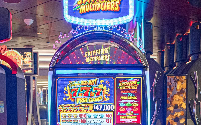 Neon-Spielautomat für Reelson Pokies