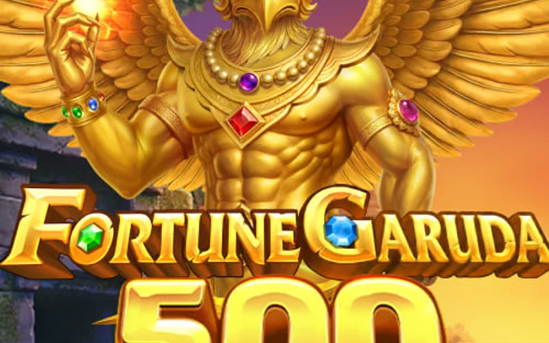 Portada dorada del juego Fortune Garuda 500